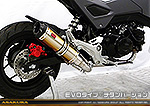 【2型】グロム（MSX125）用 DDRタイプマフラー EVOタイプ チタンバージョン【フルエキゾースト】