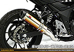 GSX250R用 TTRタイプマフラー EVOタイプ チタンバージョン