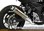 GSX250R用 TTRタイプマフラー GTタイプ ブラックメタルバージョン