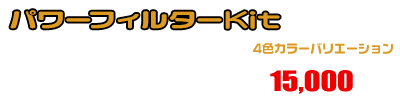 シグナスX SR【4型】【EBJ-SEA5J】用 パワーフィルターKit ￥15,000（税込）