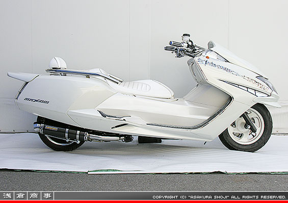 SG17J マグザム用 GGタイプマフラー レーシングタイプ ブラックカーボン