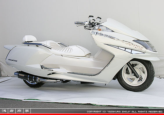 SG21J マグザム用 GGタイプマフラー レーシングタイプ ブラックカーボン