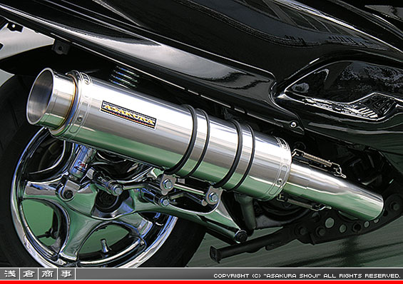 マジェスティ125用 GGタイプマフラー BSタイプ メタルタイプ