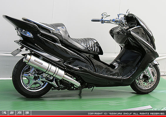マジェスティ125用 GGタイプマフラー BSタイプ メタルタイプ
