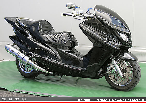 マジェスティ125用 GGタイプマフラー BSタイプ メタルタイプ