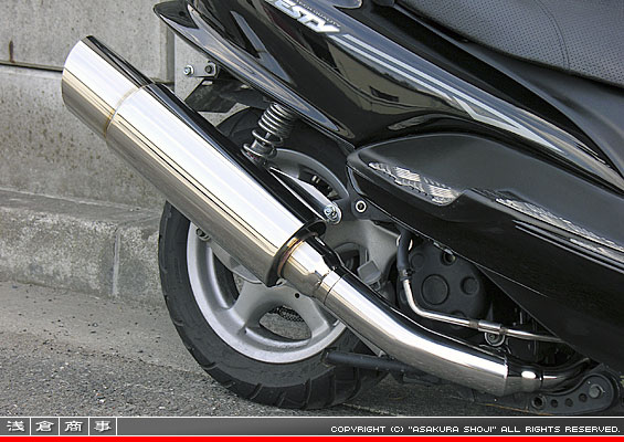 マジェスティ125用 GTタイプマフラー