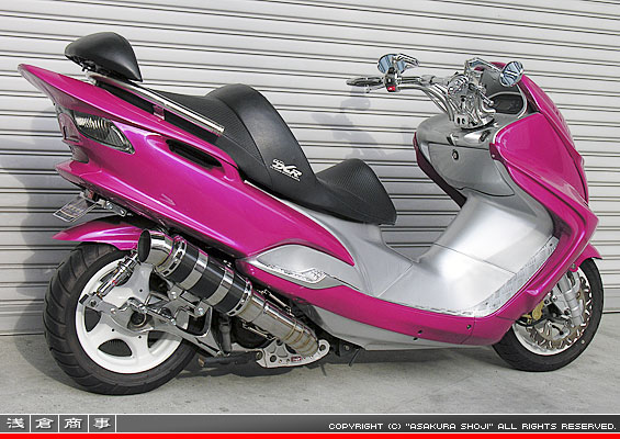 マジェスティ125用 HEタイプマフラー レーシングタイプ
