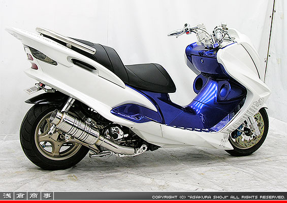 マジェスティ125用 SHタイプマフラー BSタイプ