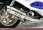マジェスティ125用 SHタイプマフラー レーシングタイプ