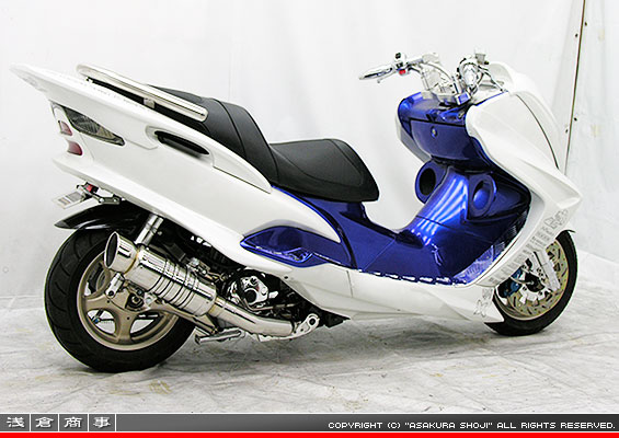 マジェスティ125用 SHタイプマフラー RSタイプ