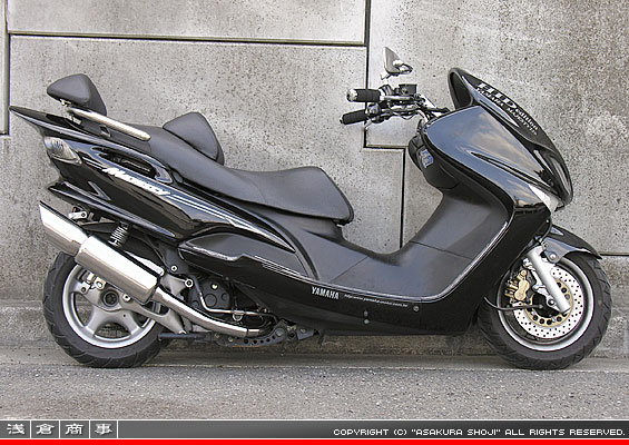 マジェスティ125用 STタイプマフラー