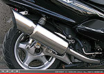 マジェスティ125用 STタイプマフラー