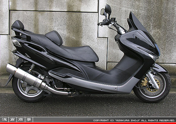 マジェスティ125用 WHタイプマフラー