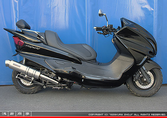 5GM,5SJ マジェスティ250用 GGタイプマフラー レーシングタイプ メタルタイプ