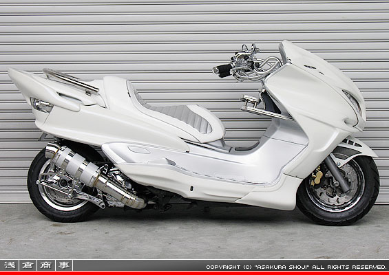 5GM,5SJ マジェスティ250用 HEタイプマフラー レーシングタイプ