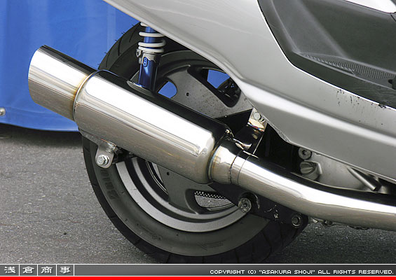 4HC マジェスティ250（リアブレーキドラムタイプ）用 GTタイプマフラー