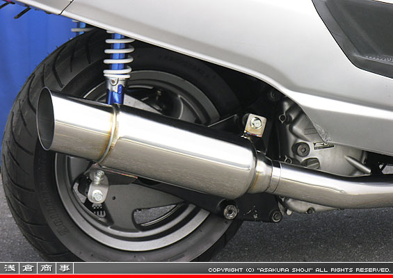 4HC マジェスティ250（リアブレーキドラムタイプ）用 GTタイプマフラー