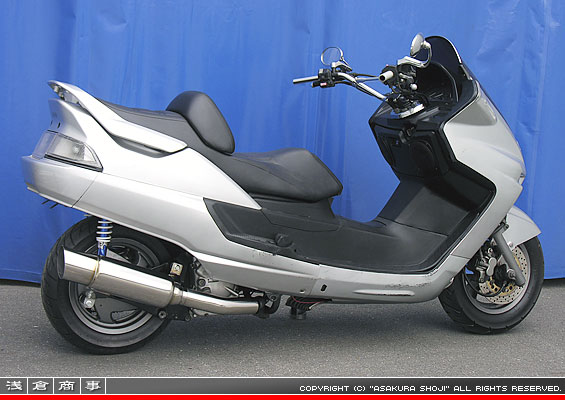 4HC マジェスティ250（リアブレーキドラムタイプ）用 GTタイプマフラー