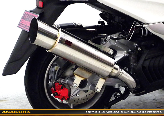 マジェスティS【JBK-SG28J】（SMAX【SG271】）用 GTタイプマフラー