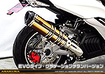 マジェスティS【JBK-SG28J】（SMAX【SG271】）用 TTRタイプマフラー EVOタイプ グラデーションチタンバージョン