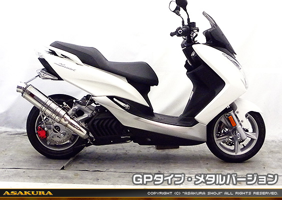 マジェスティS【JBK-SG28J】（SMAX【SG271】）用 TTRタイプマフラー GPタイプ メタルバージョン