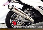 マジェスティS【JBK-SG28J】（SMAX【SG271】）用 TTRタイプマフラー GPタイプ ソリッドチタンバージョン