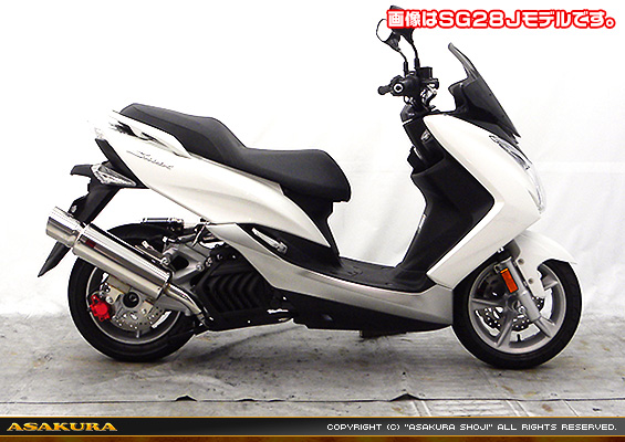 マジェスティS【2BK-SG52J】用 GMR120タイプマフラー