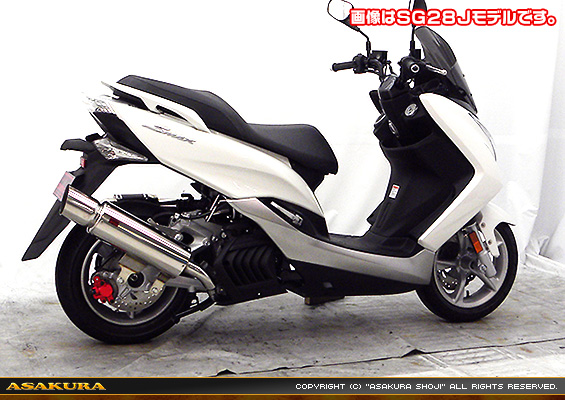 マジェスティS【2BK-SG52J】用 GMR120タイプマフラー