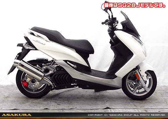 マジェスティS【2BK-SG52J】用 GMS120タイプマフラー