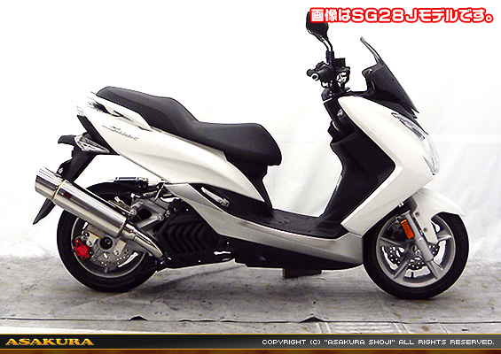マジェスティS【2BK-SG52J】用 GTタイプマフラー