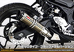 MT-25【2BK-RG43J】/MT-03【2BL-RH13J】用 TTRタイプマフラー EVOタイプ ブラックメタルバージョン
