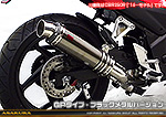 Ninja250【JBK-EX250L】／Z250【JBK-ER250C】用 TTRタイプマフラー GPタイプ ブラックメタルバージョン