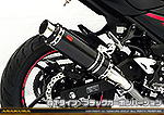 Ninja250【2BK-EX250P】用 TTRタイプマフラー GTタイプ ブラックカーボンバージョン