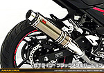 Ninja250【2BK-EX250P】用 TTRタイプマフラー GTタイプ ブラックメタルバージョン