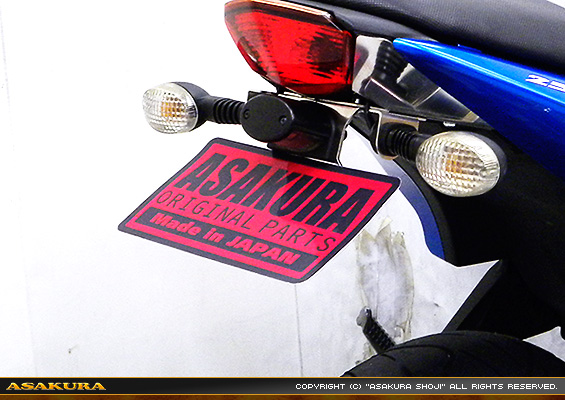 Ninja250R【JBK-EX250K】用 メタルフェンダーレスKit