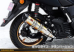 NMAX125【8BJ-SEG6J】用 DDRタイプマフラー EVOタイプ チタンバージョン