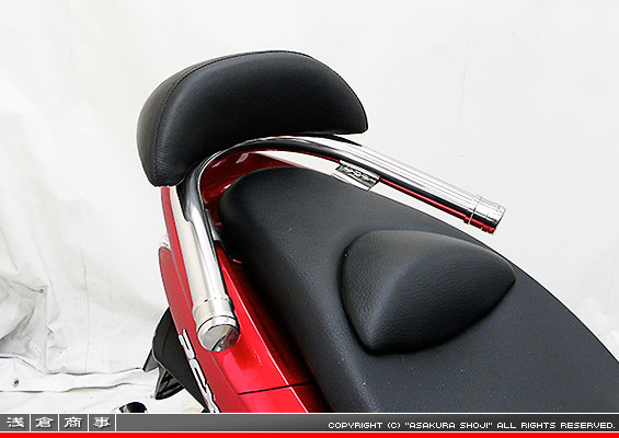 PCX【EBJ-JF28】用 バックレスト付きタンデムバー