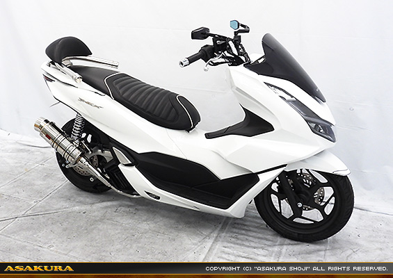 PCX160【8BK-KF47・後期モデル】用 バックレスト付きタンデムバー