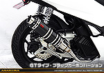 PCX【8BJ-JK05・初期モデル】用 DDRタイプマフラー GTタイプ ブラックカーボンバージョン
