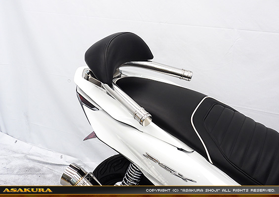 PCX【8BJ-JK05・後期モデル】用 バックレスト付きタンデムバー