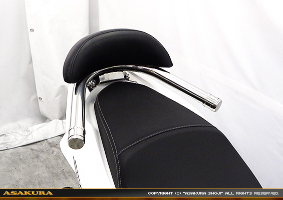 PCX【EBJ-JF56】用 バックレスト付きタンデムバー