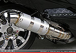 CJ43スカイウェイブ250用 HEタイプマフラー レーシングタイプ