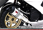 スマートDio・スマートDio Z4用 ZZRタイプマフラー EVOタイプ メタルバージョン