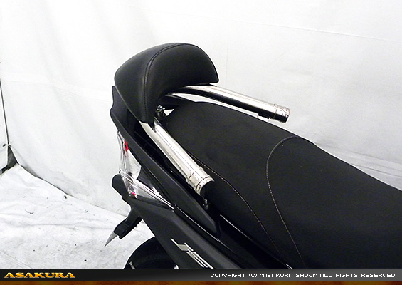 SYM JET S用 バックレスト付きタンデムバー