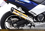 TMAX530【2BL-SJ15J】用 TTRタイプマフラー EVOタイプ グラデーションチタンバージョン