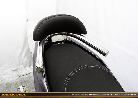 トリシティ125【EBJ-SE82J】用 バックレスト付きタンデムバー