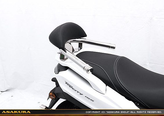 トリシティ155【8BK-SGA9J】用 バックレスト付きタンデムバー