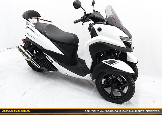 トリシティ155【8BK-SGA9J】用 バックレスト付きタンデムバー