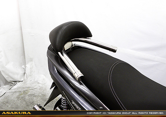 トリシティ155【2BK-SG37J】用 バックレスト付きタンデムバー