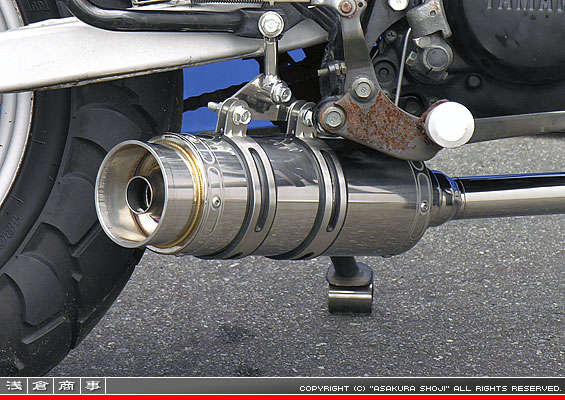 TW200・225用 RJタイプマフラー BSタイプ